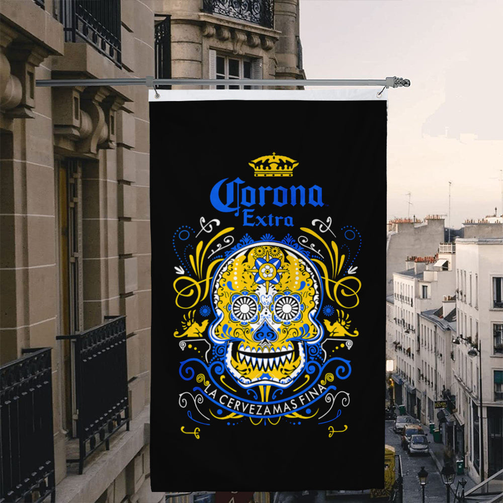 Fyon Corona Mexican Beer Flag Indoor and Outdoor Banner