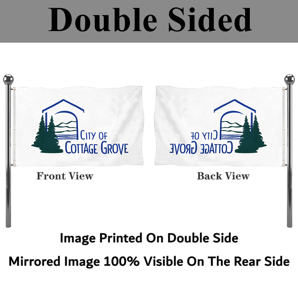 Fyon Cottage Grove, Oregon flag Banner