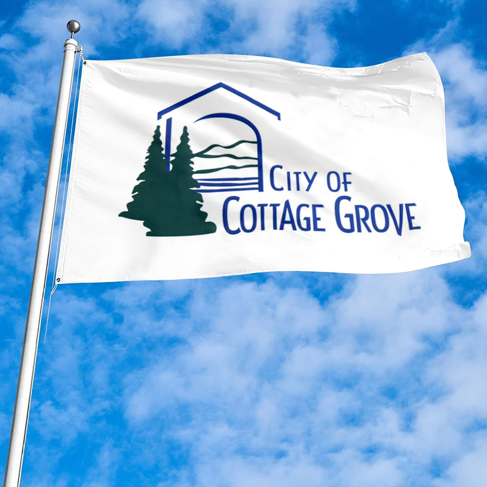 Fyon Cottage Grove, Oregon flag Banner