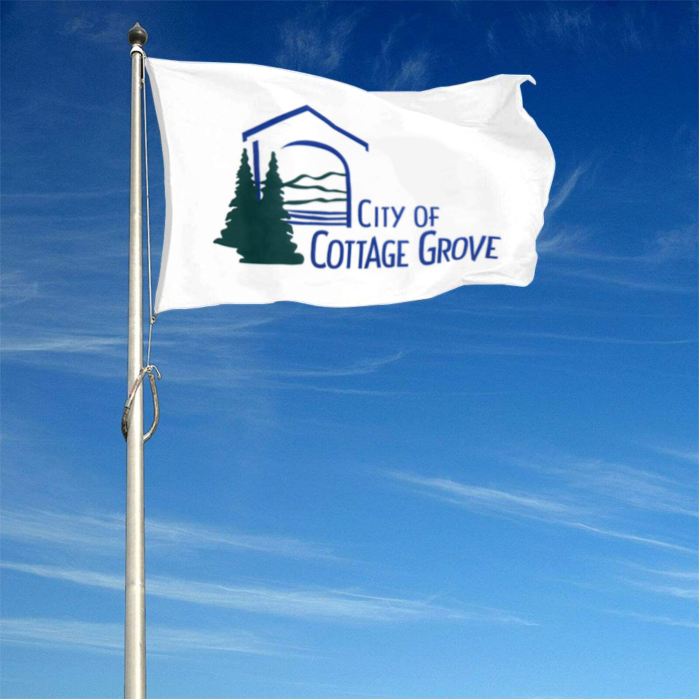 Fyon Cottage Grove, Oregon flag Banner