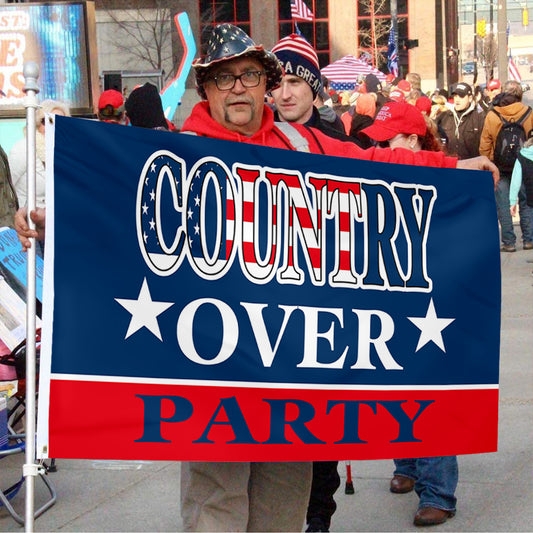 Fyon Country Over Party Flag Indoor and outdoor banner