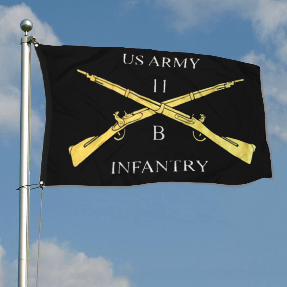 Fyon Cross Rifle Infantry Flag Indoor and outdoor banner