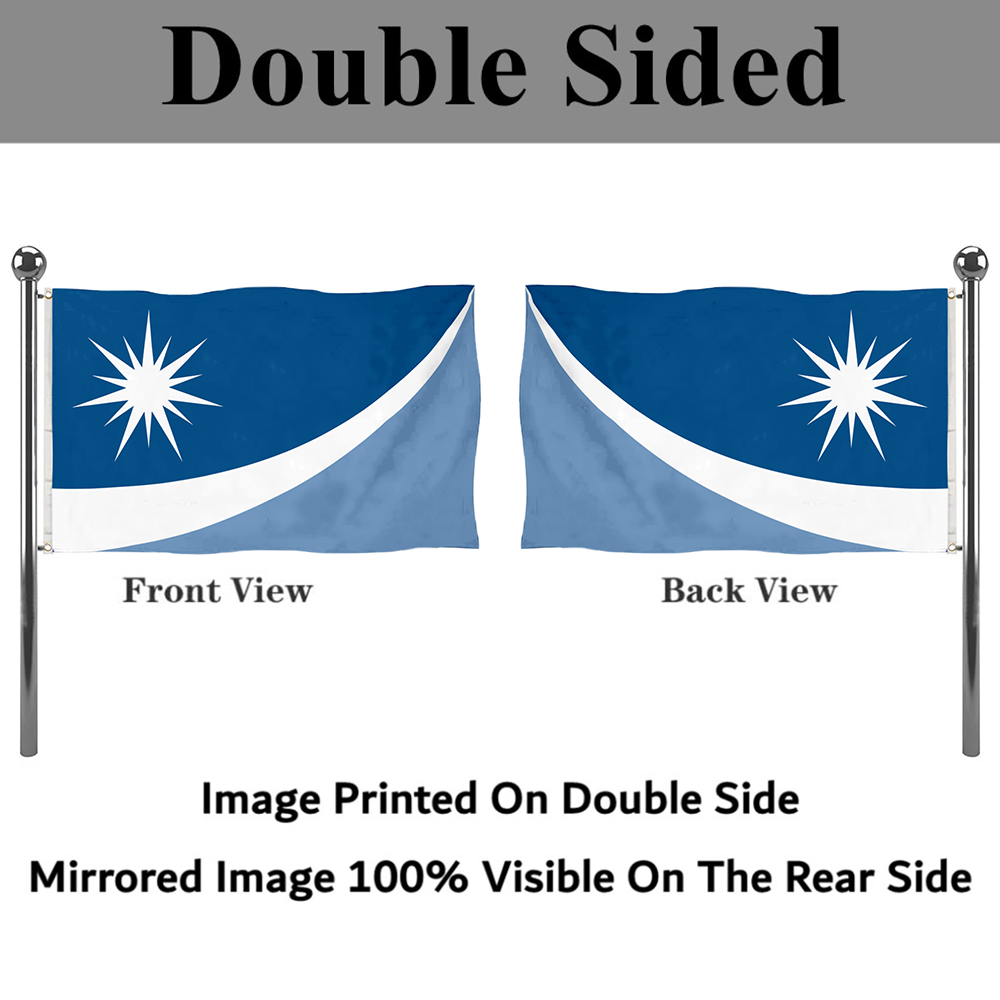 Fyon Crystal, Minnesota flag Banner