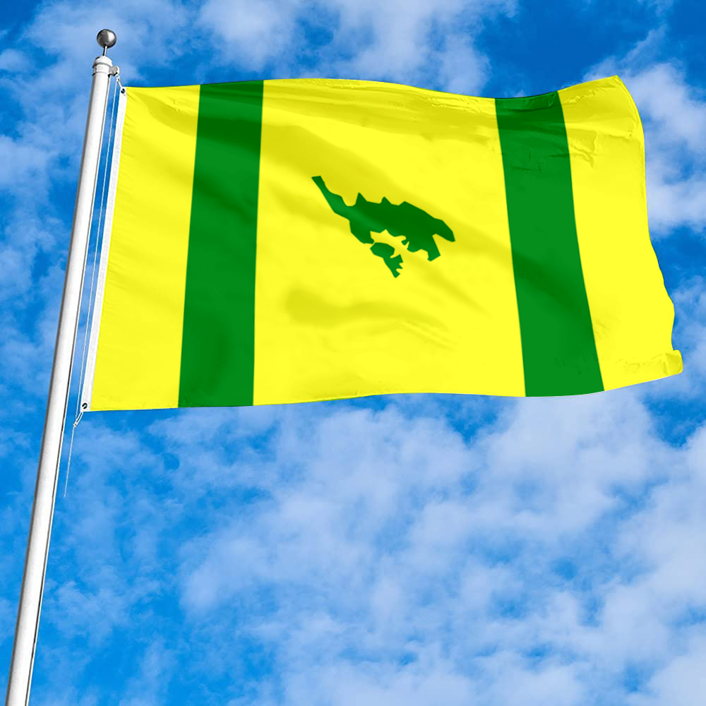 Fyon Culebra, Puerto Rico flag banner