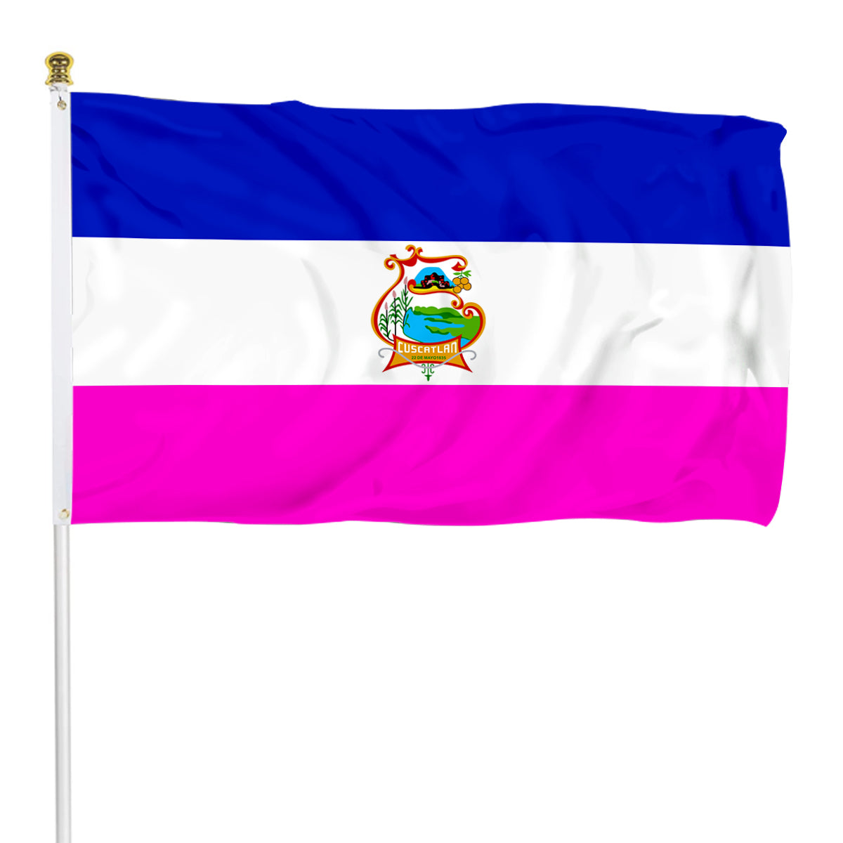 Fyon Cuscatlán Department flag El Salvador 22 de mayo1835 Indoor and outdoor banner