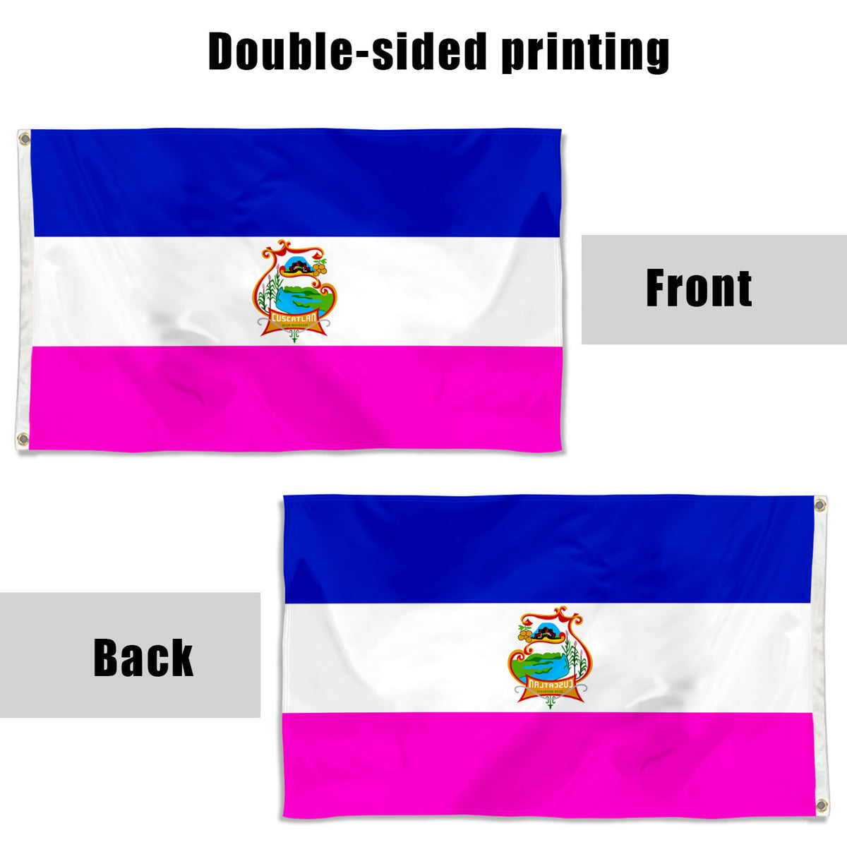 Fyon Cuscatlán Department flag El Salvador 22 de mayo1835 Indoor and outdoor banner