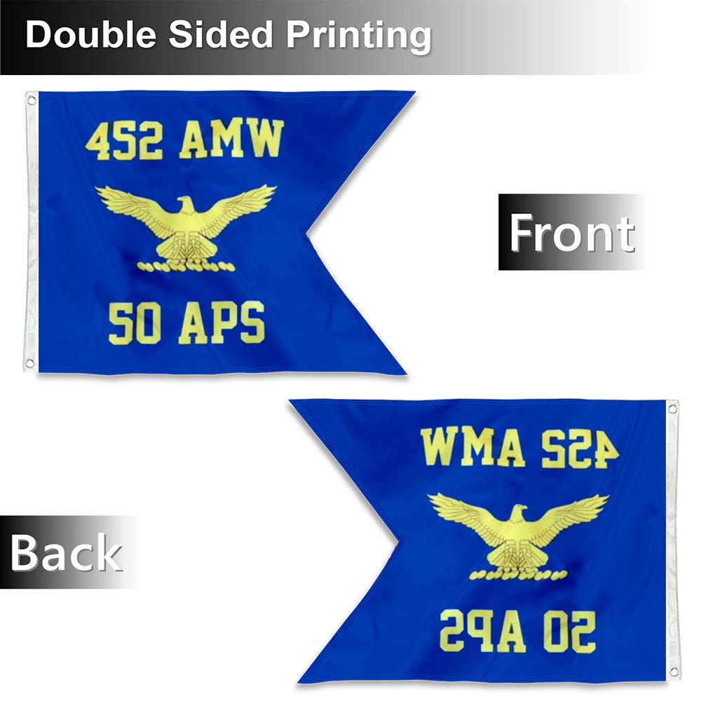 Fyon Custom 50th APS Flags & Guidons Aerial Port Squadron USAF Flag Banner