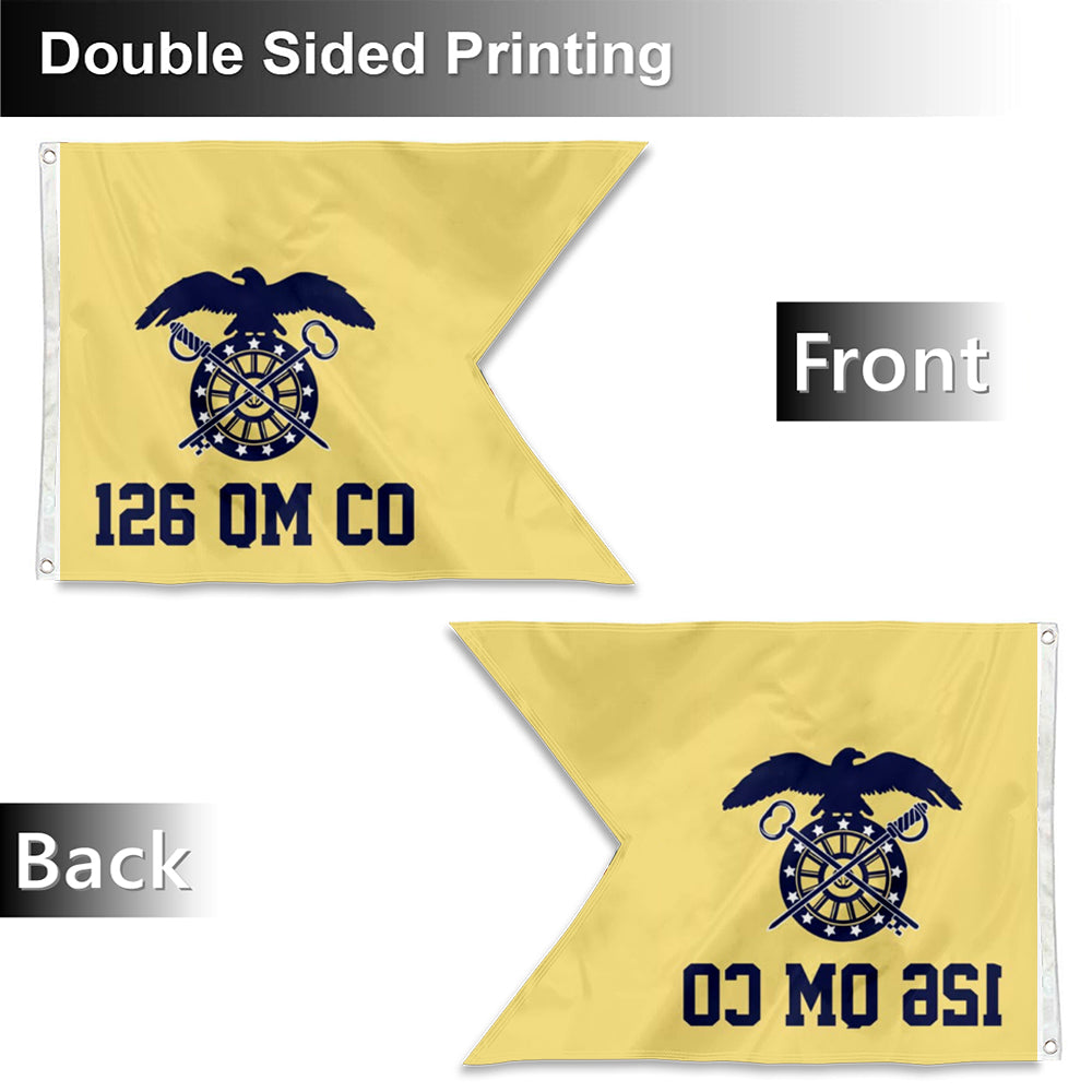 Fyon Custom Quartermaster Guidon QM US Army Flag Banner