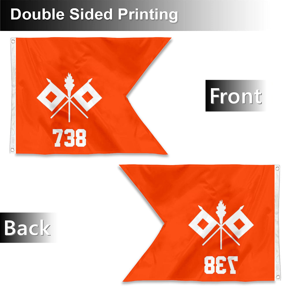 Fyon Custom Signals Guidon US Army Flag Banner