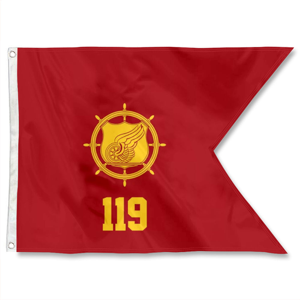 Fyon Custom Transportation Guidon Transpo US Army Flag Banner