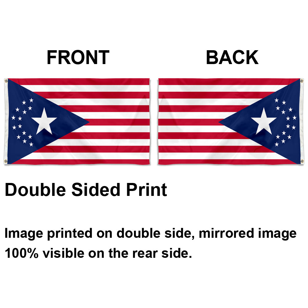 Fyon Cyberpunk Influenced USA Flag Banner