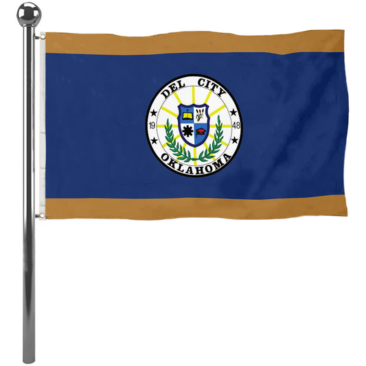 Fyon Del City, Oklahoma flag Banner