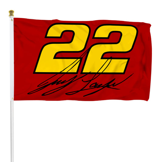 Fyon Denny Hamlin #22 Flag Banner