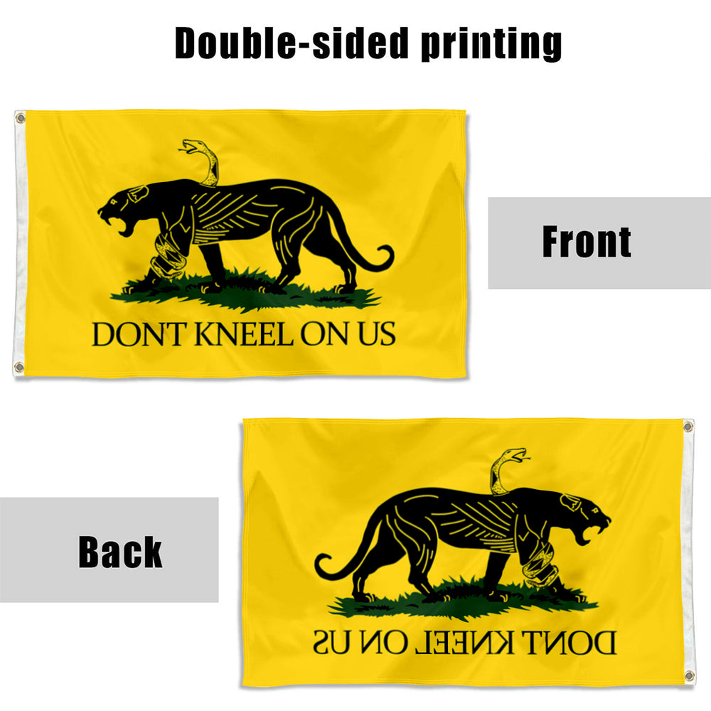 Fyon Don’t Kneel On Us Flag Banner