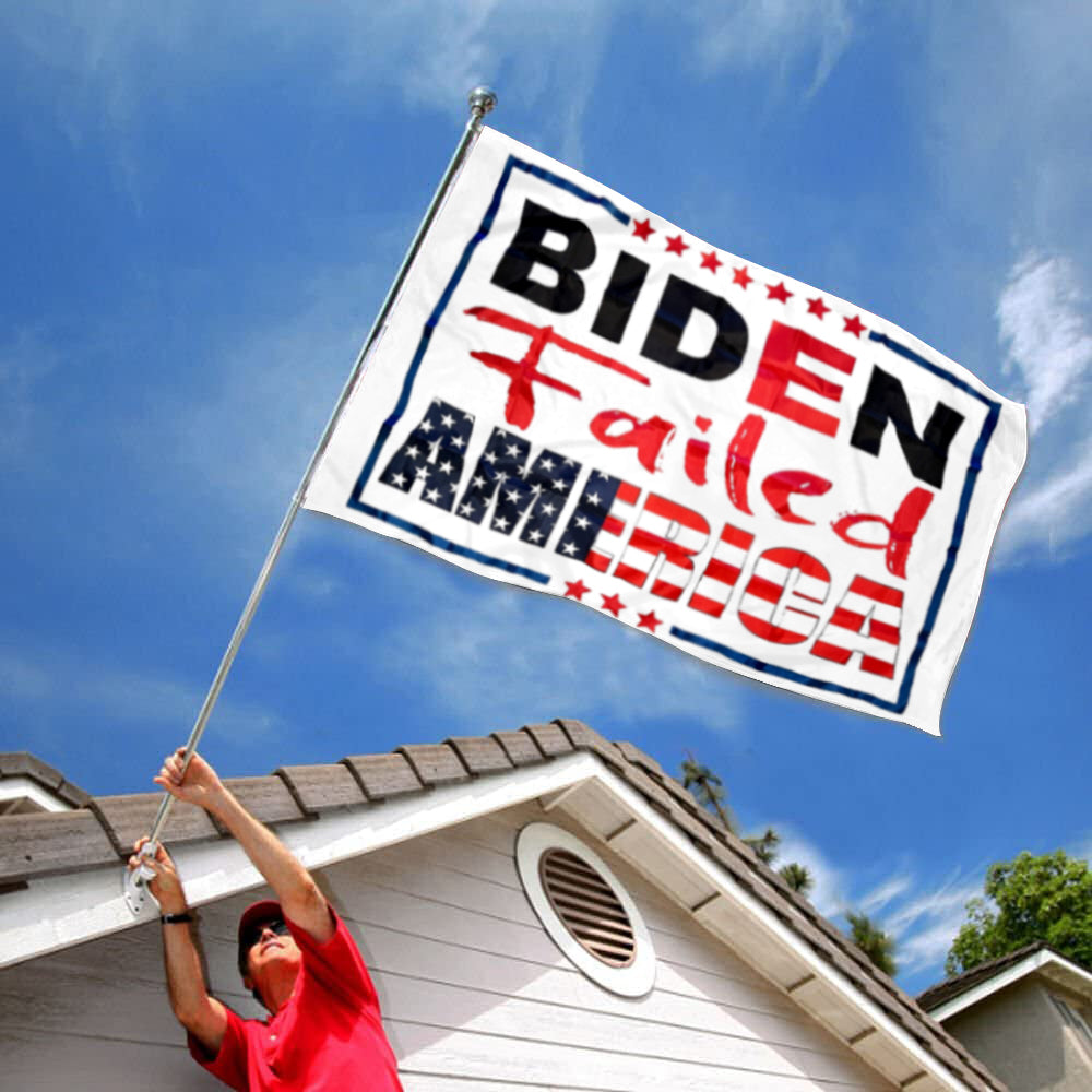 Fyon Donald Trump Biden Flag Failed America Indoor and Outdoor Banner