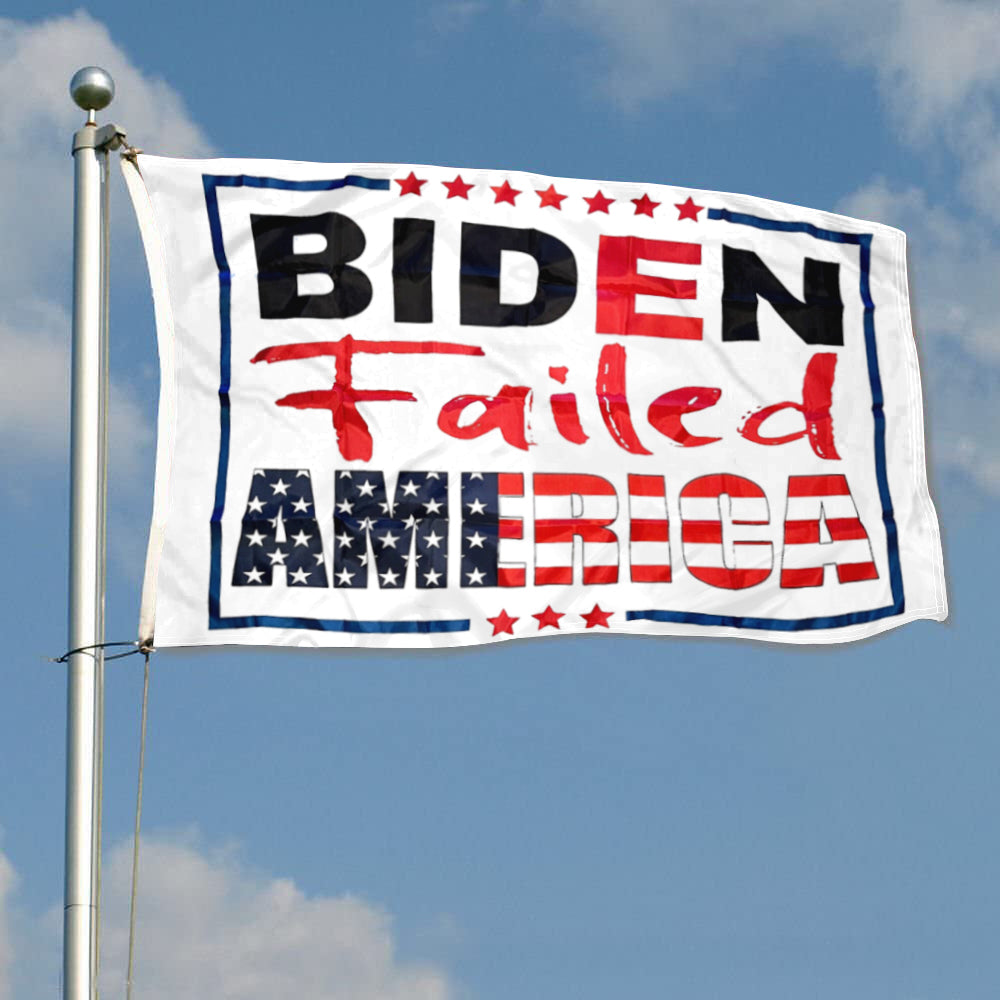 Fyon Donald Trump Biden Flag Failed America Indoor and Outdoor Banner