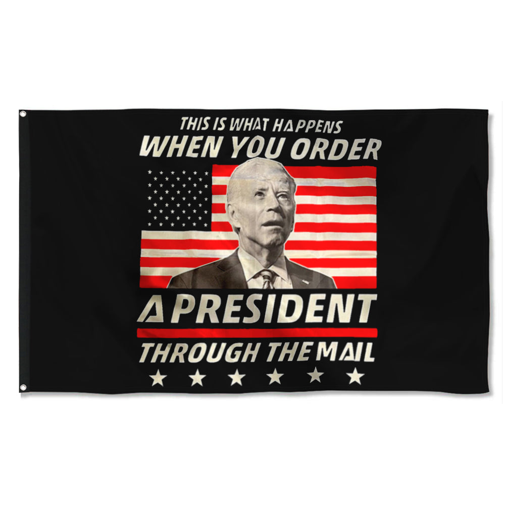Fyon Donald Trump Biden Flag President Indoor and Outdoor Banner