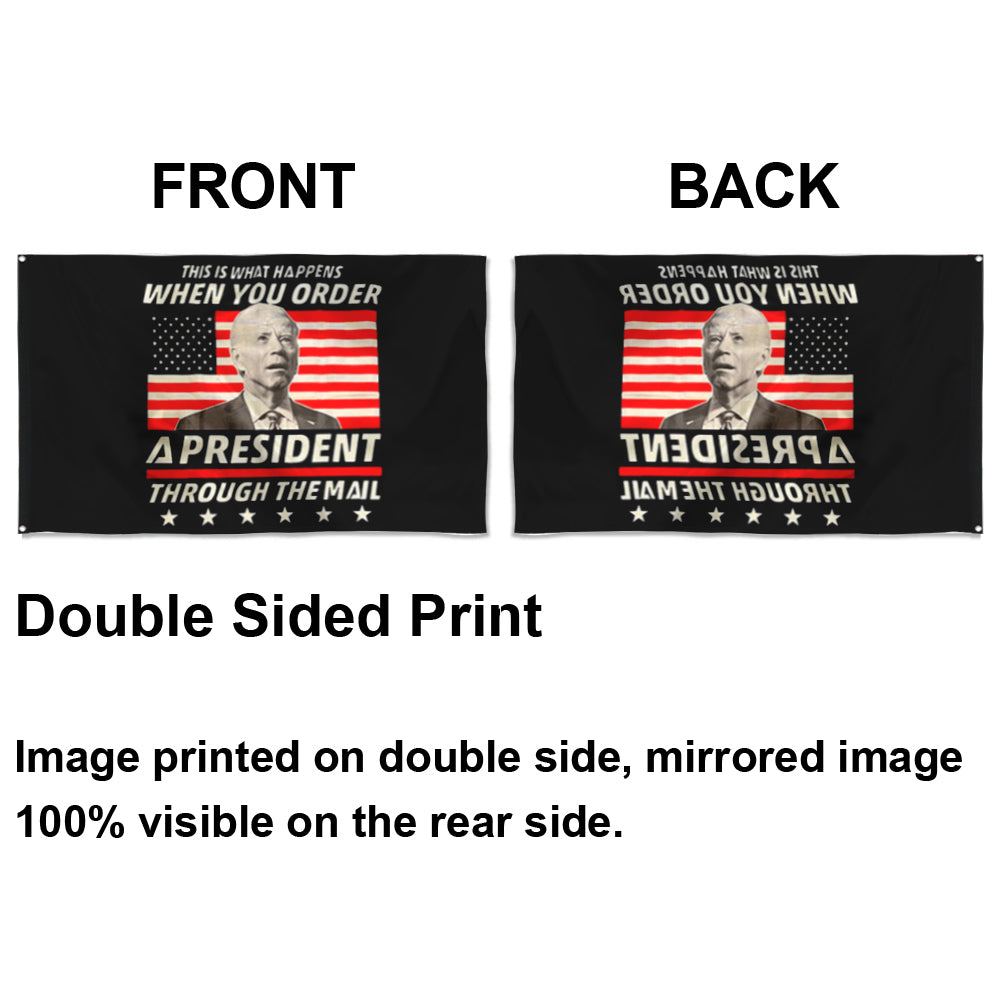 Fyon Donald Trump Biden Flag President Indoor and Outdoor Banner