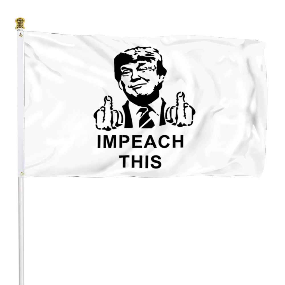Fyon Donald Trump Flag Impeach This Flag Banner