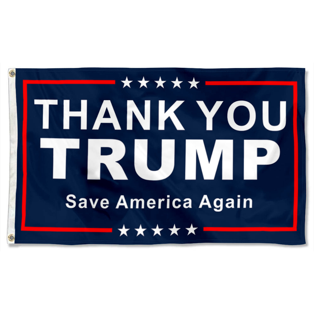 Fyon Donald Trump Flag Thank You Trump Flag Banner