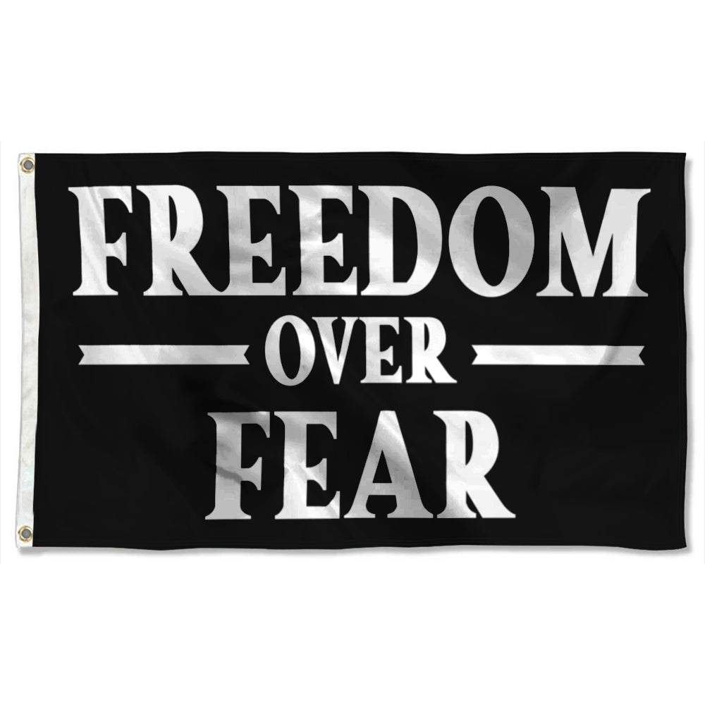 Fyon Donald Trump Freedom Over Fear Flag Banner