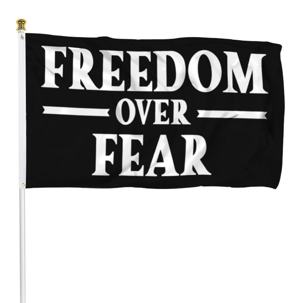 Fyon Donald Trump Freedom Over Fear Flag Banner