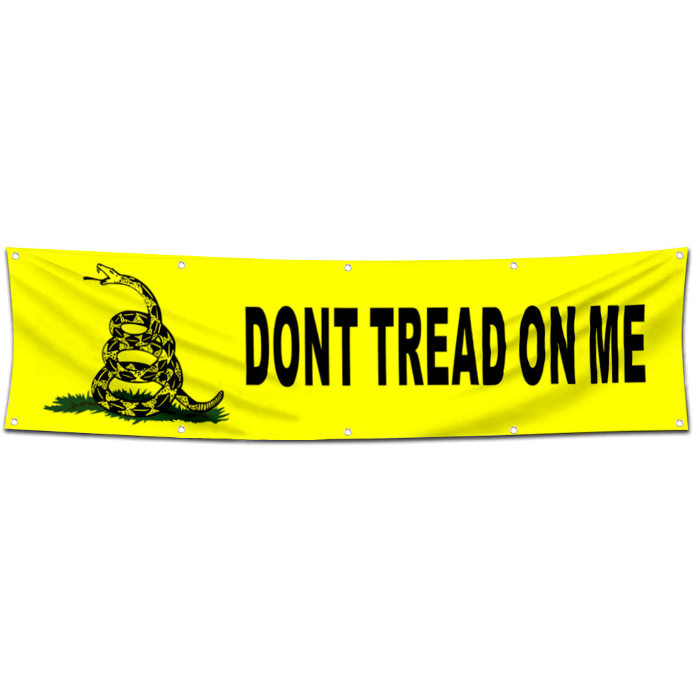 Fyon Dont Tread ON ME Flag Banner 2x8ft