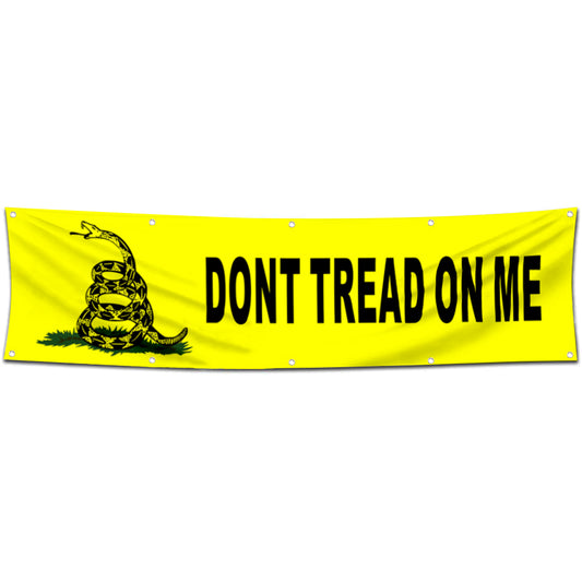 Fyon Dont Tread ON ME Flag Banner 2x8ft