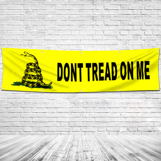 Fyon Dont Tread ON ME Flag Banner 2x8ft