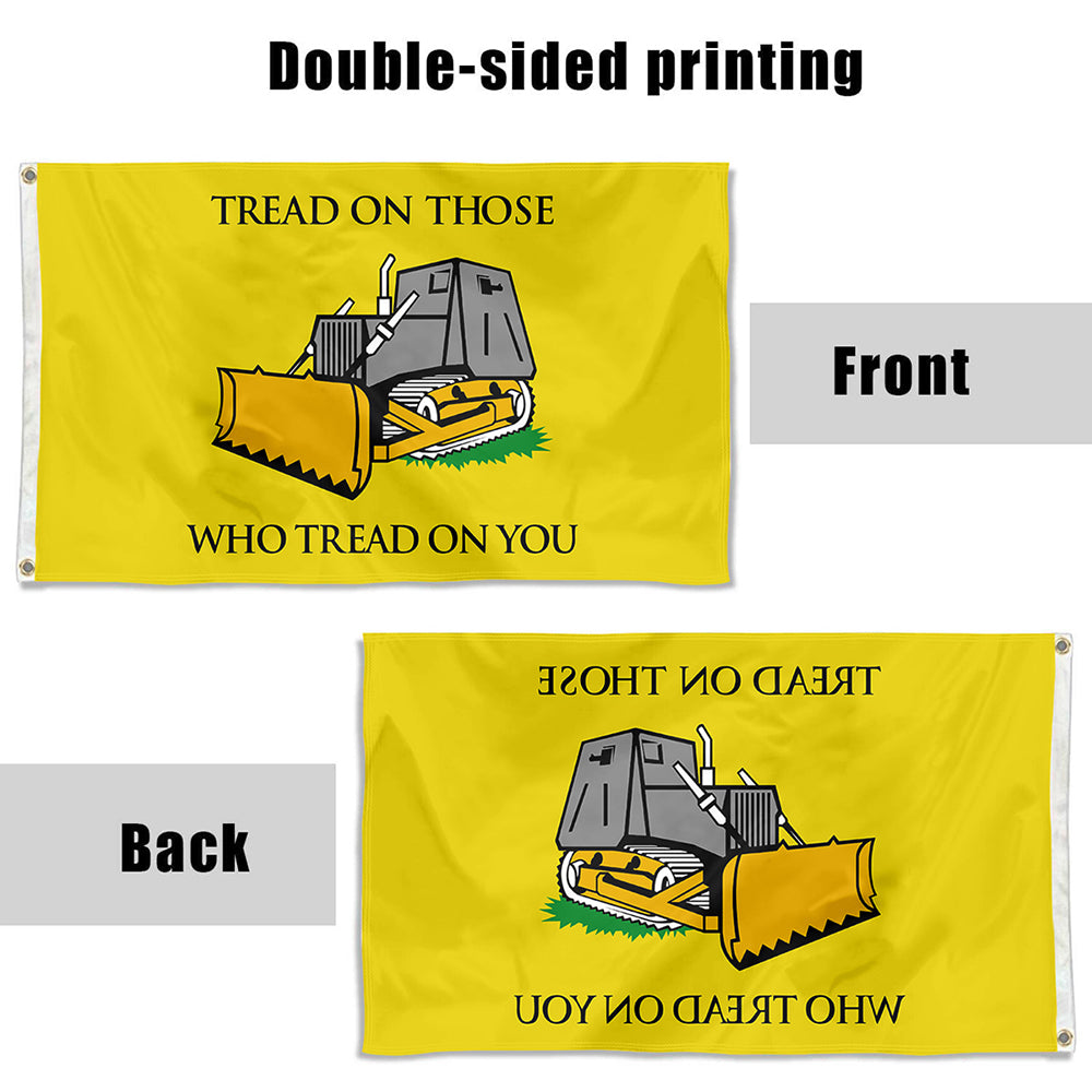 Fyon Dont Tread on Those who tread on you Flag Indoor and Outdoor Banner