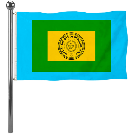 Fyon Dubuque, Iowa flag Banner