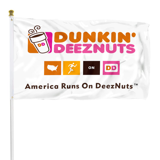 Fyon Dunkin Donuts Flag Indoor and outdoor banner