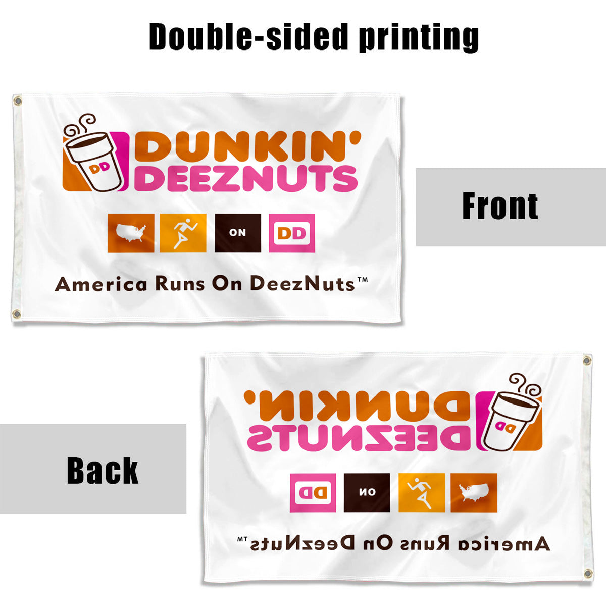 Fyon Dunkin Donuts Flag Indoor and outdoor banner