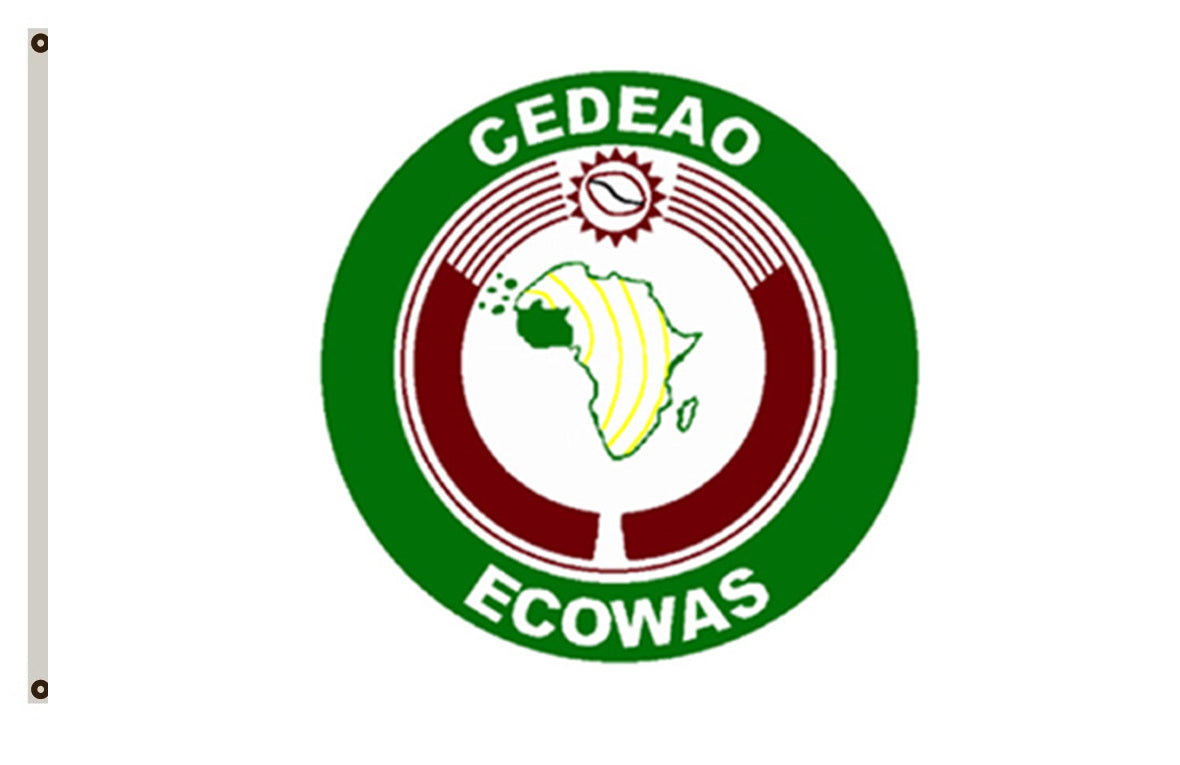 ECOWAS Economic Union of West African States flag