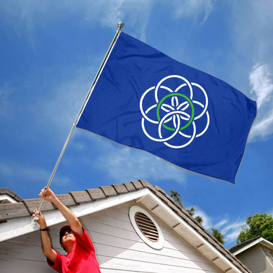 Fyon Earth Flag Banner