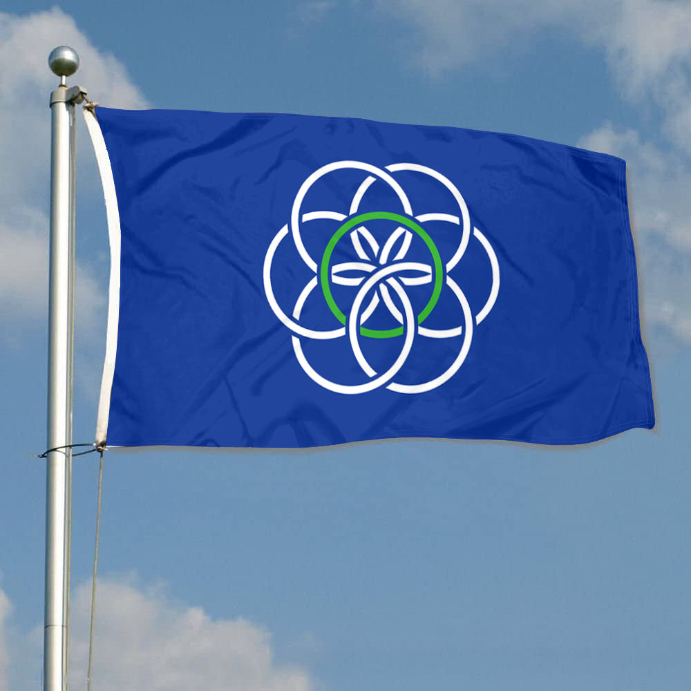 Fyon Earth Flag Banner