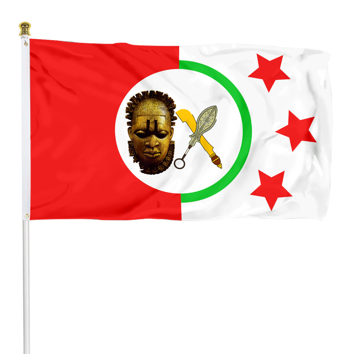 Fyon Edo State, Nigeria flag Indoor and outdoor banner