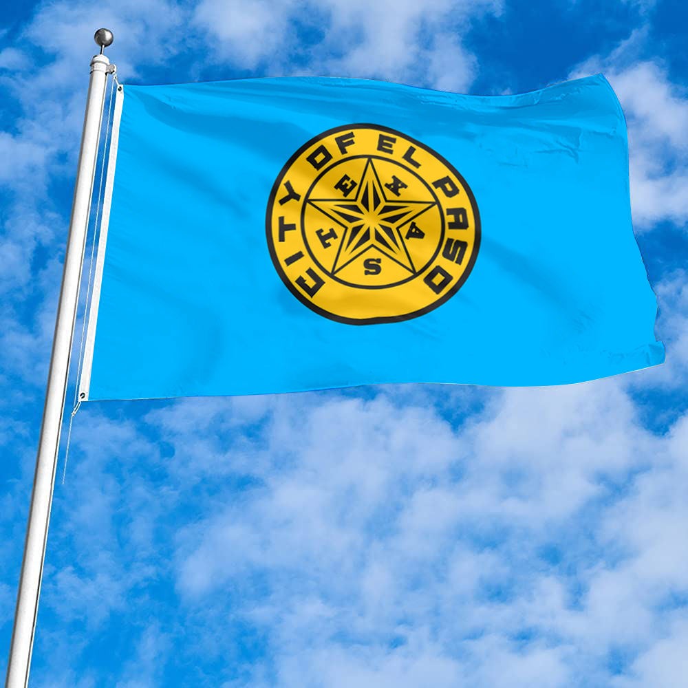 Fyon El Paso, Texas flag (1948-1960) Banner
