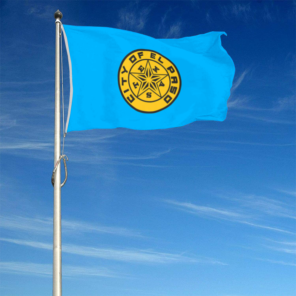 Fyon El Paso, Texas flag (1948-1960) Banner