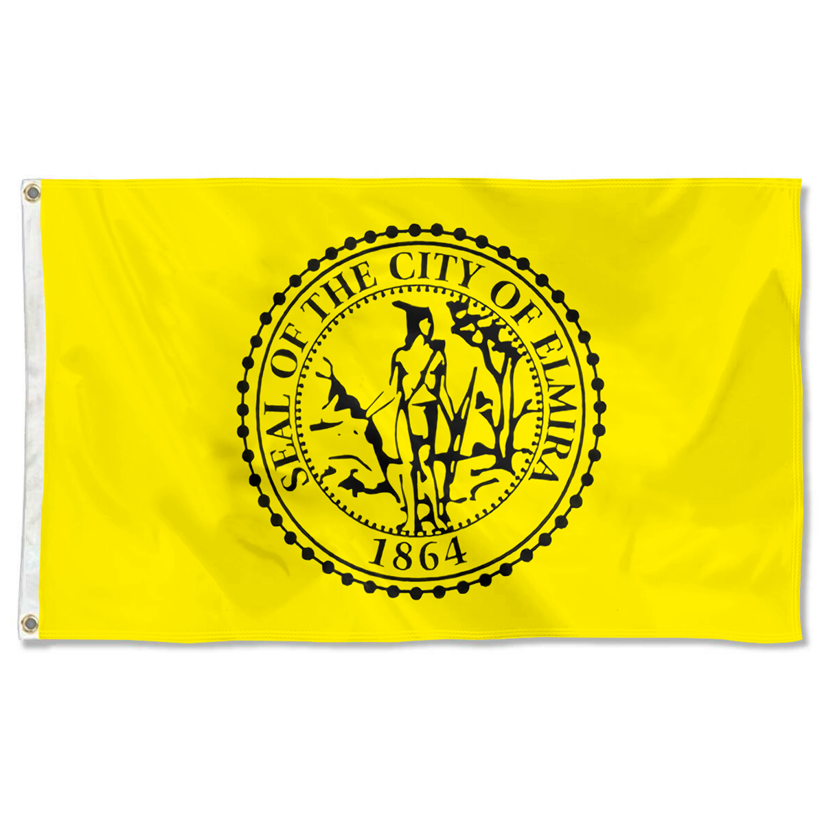 Fyon Elmira, New York flag Banner