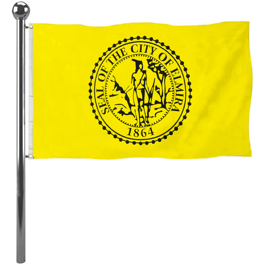 Fyon Elmira, New York flag Banner