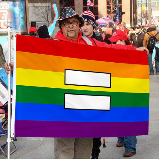 Fyon Equality Flag Rainbow Indoor and Outdoor Banner