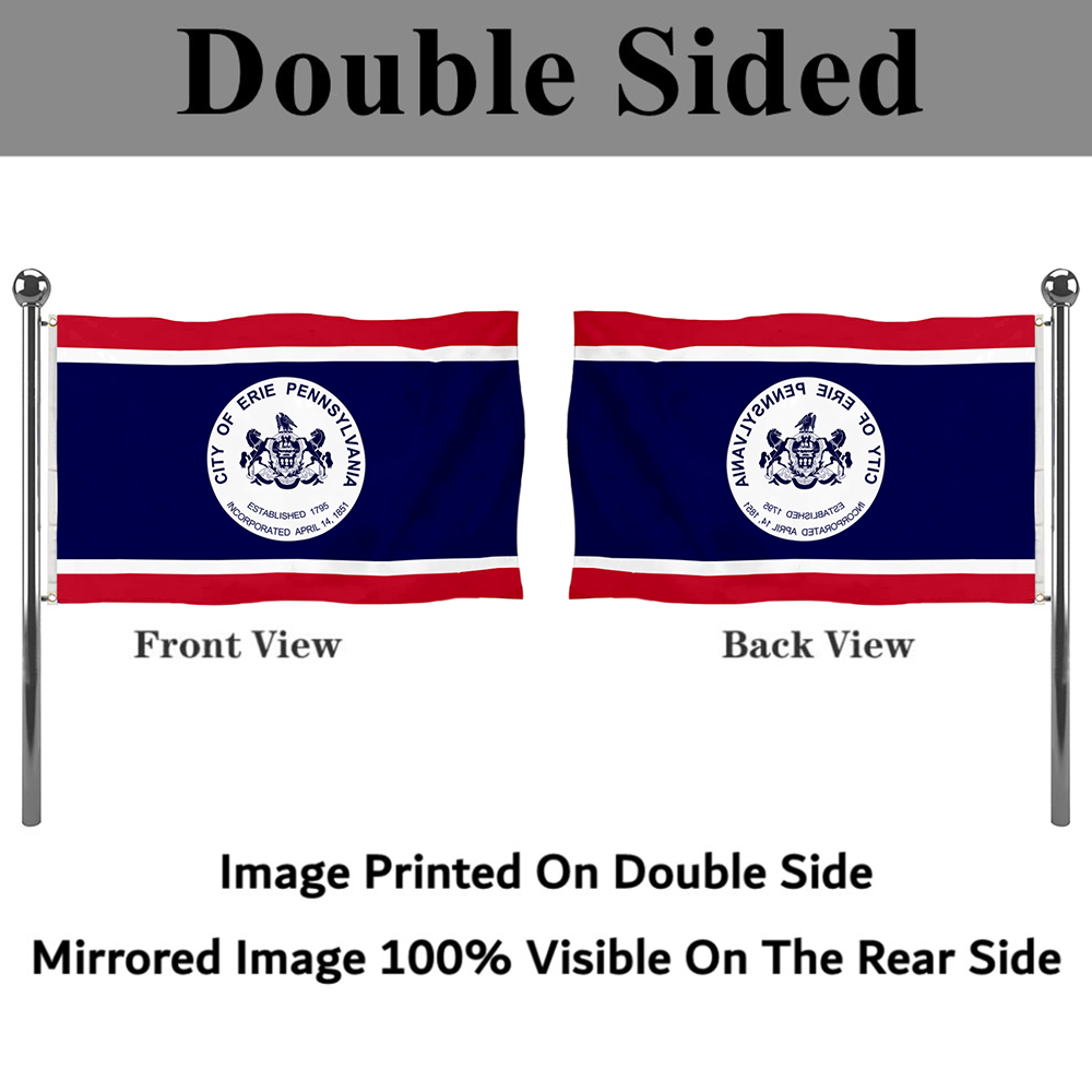 Fyon Erie, Pennsylvania flag Banner