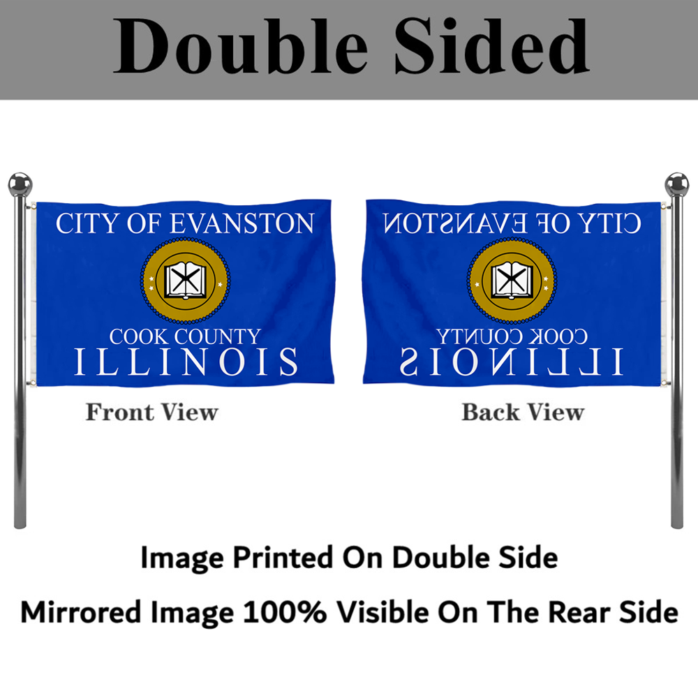 Fyon Evanston, Illinois flag Banner