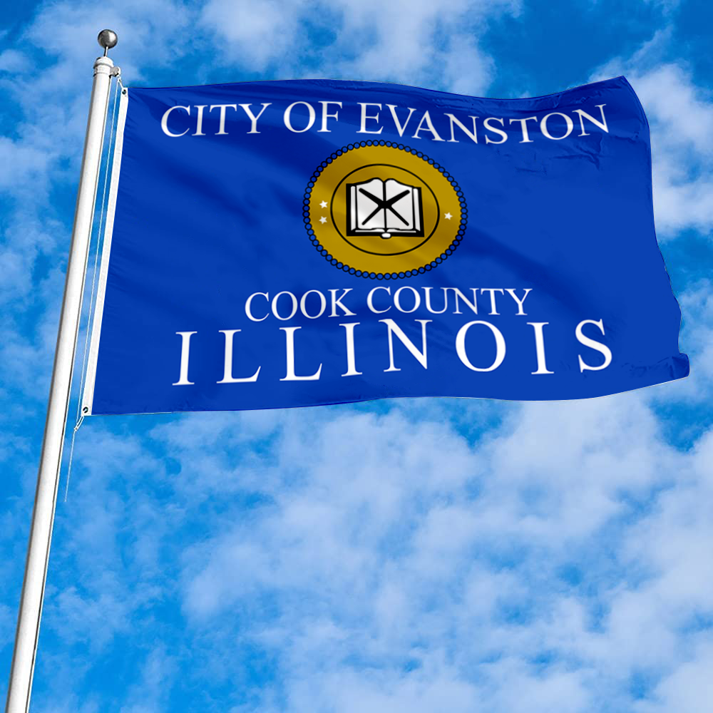Fyon Evanston, Illinois flag Banner