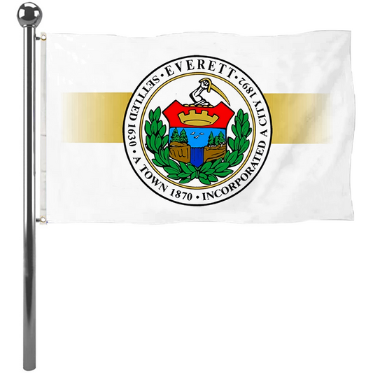 Fyon Everett, Massachusetts flag Banner