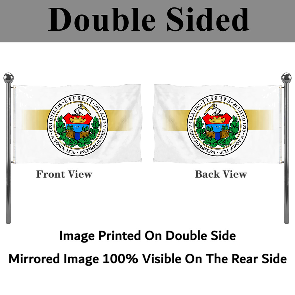 Fyon Everett, Massachusetts flag Banner
