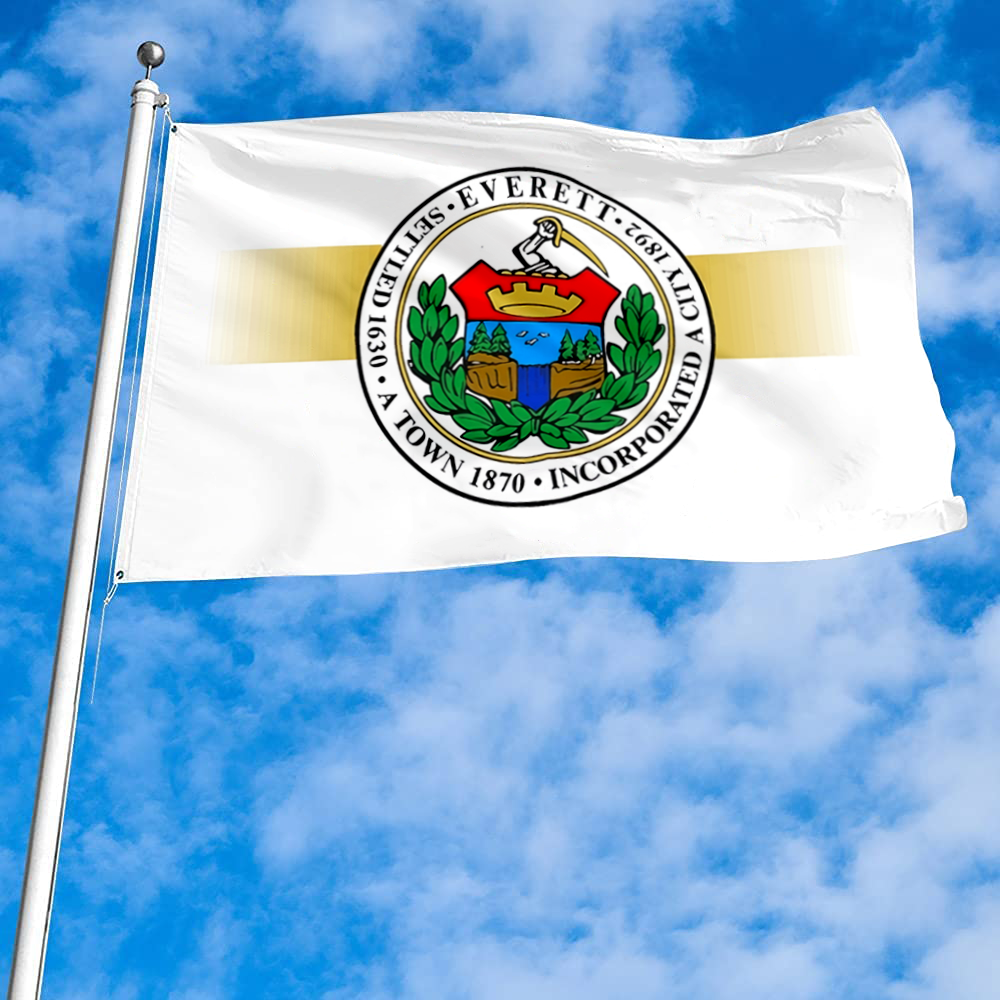 Fyon Everett, Massachusetts flag Banner