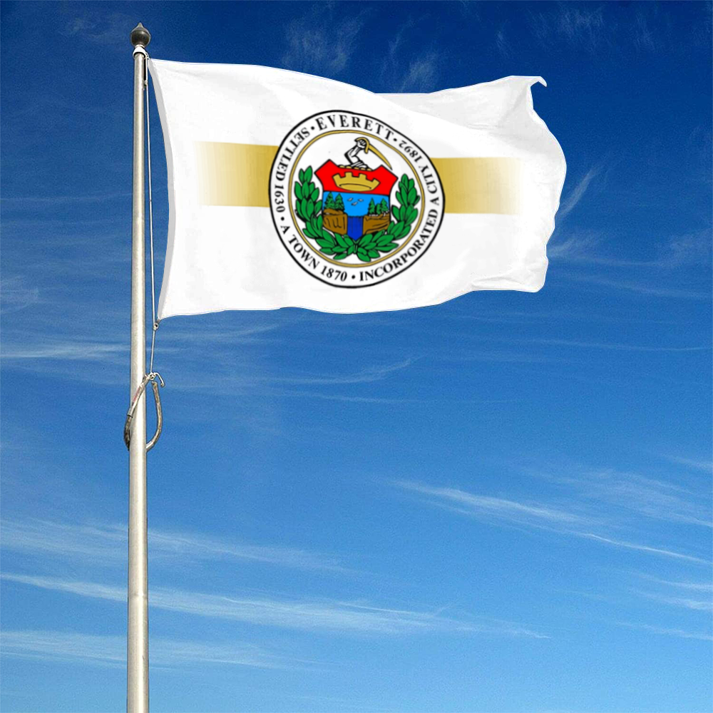 Fyon Everett, Massachusetts flag Banner