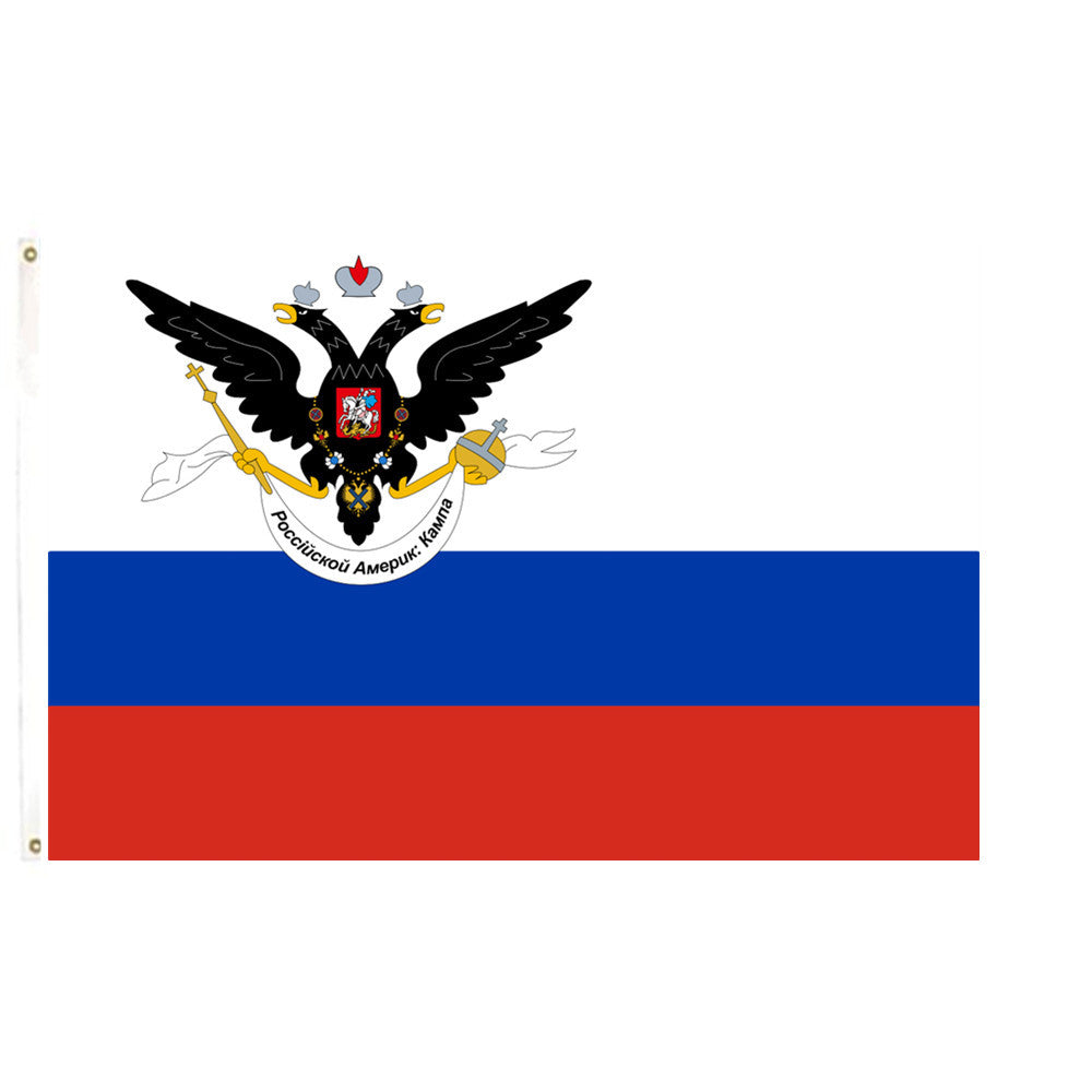Fyon Russian-American Company Alaska Flag October 10, 1806 – October 18, 1867 banner